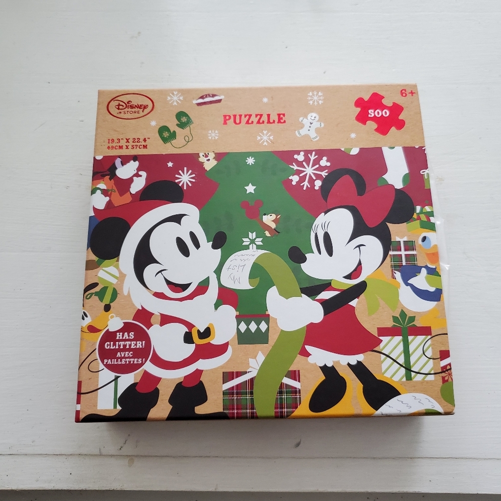 Disney store Christmas Puzzle 500 pieces
